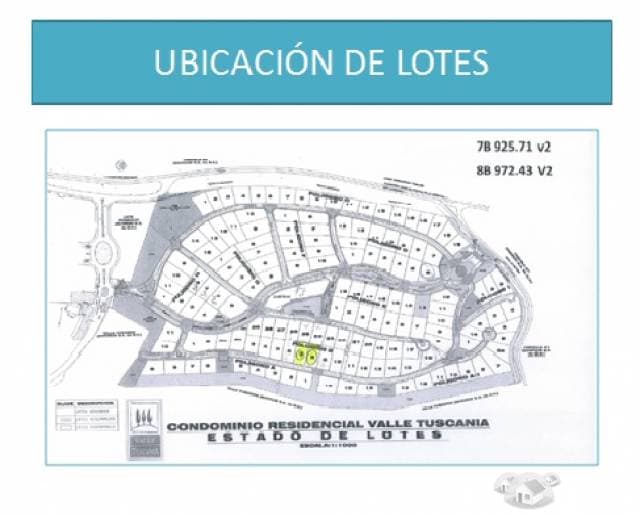 Venta de Lotes, Valle Tuscania. — foto 1